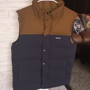 Men’s Patagonia down vest, size S